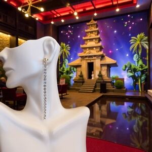 Elegant Silver Drop Earrings